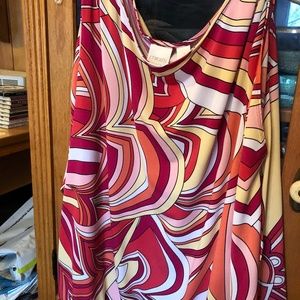 Chico size 3  Cold Shoulder/bell sleeve/elastic bottom